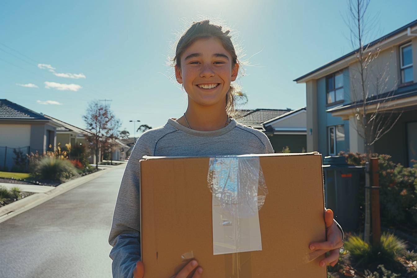 Personne en arrêt maladie préparant des cartons de déménagement pour un nouveau départ depuis Chelles vers un autre département